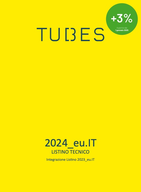 Tubes - Listino prezzi Integrazione 2024 (rev. 01/2025)