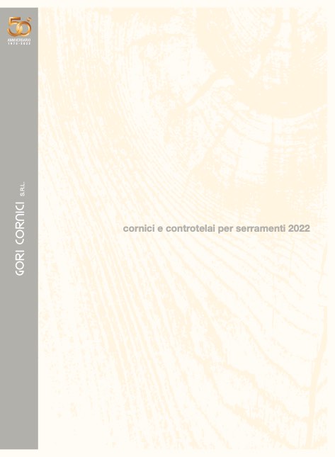 Gori Cornici - Catálogo Cornici e controtelai per serramenti