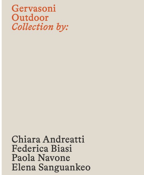 Gervasoni - Catalogo Outdoor