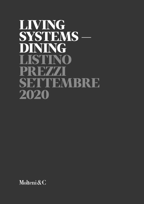Molteni&C - Price list Living Systems Dining