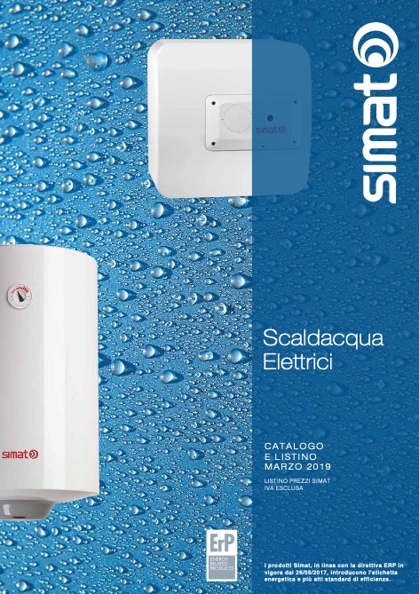 Simat - Listino prezzi Scaldacqua elettrici