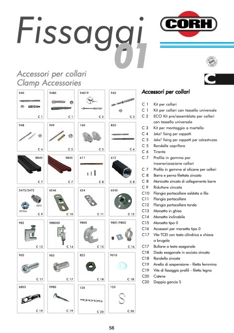 Corh - Catalogo Accessori per collari