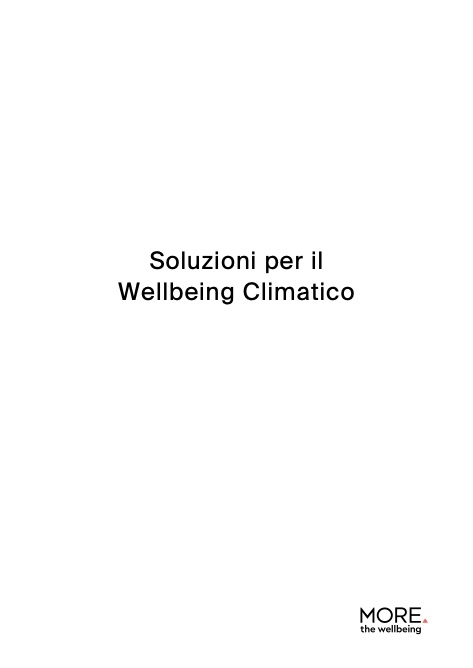 Rbm - Catalogo Soluzioni per il Wellbeing Climatico