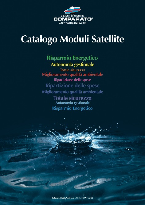 Comparato - Catalogue Moduli Satellite