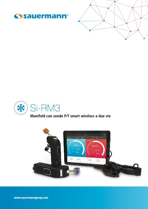 Sauermann - Catalogo Manifold con sonde P/T smart wireless a due vie