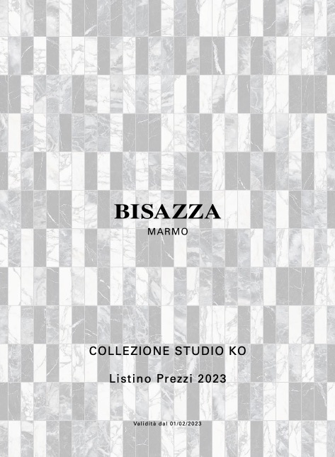 Bisazza - Price list Marmo | Collezione Studio KO