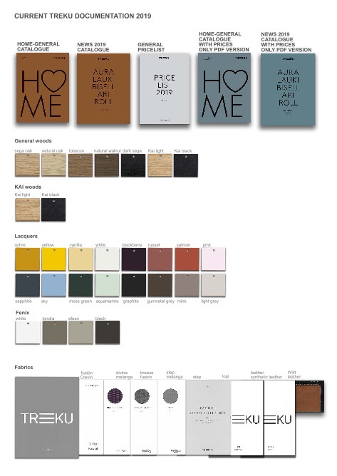 Treku - Catalogo Finiture