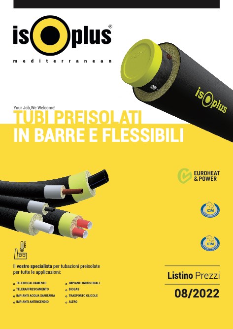 Isoplus - Listino prezzi 08/2022