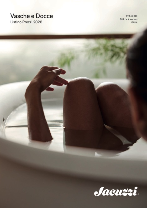 Jacuzzi - 价目表 Vasche-Docce