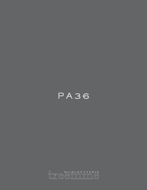 Rubinetterie Treemme - Catalogo PA36