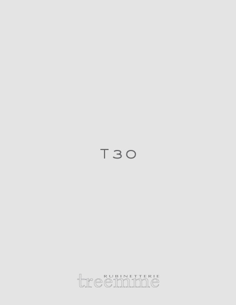 Rubinetterie Treemme - Katalog T30