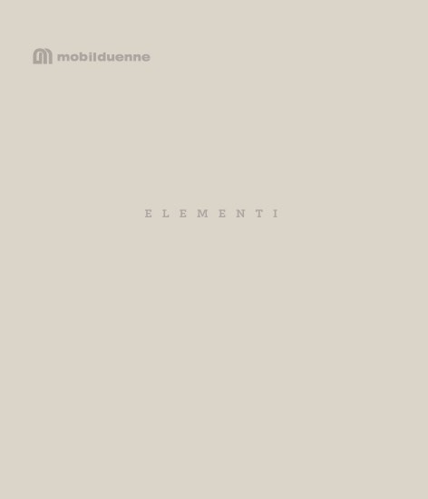 Mobilduenne - Catalogo Elementi