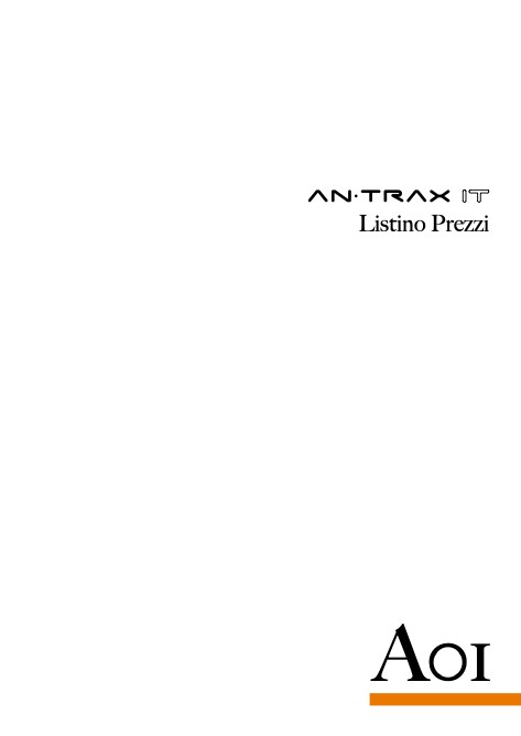 Antrax - Price list A01