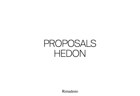 Rimadesio - Listino prezzi Proposals Hedon