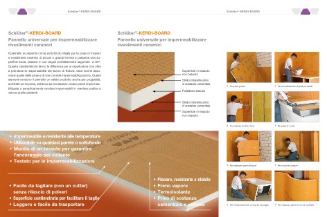 Schluter - Katalog KERDI BOARD