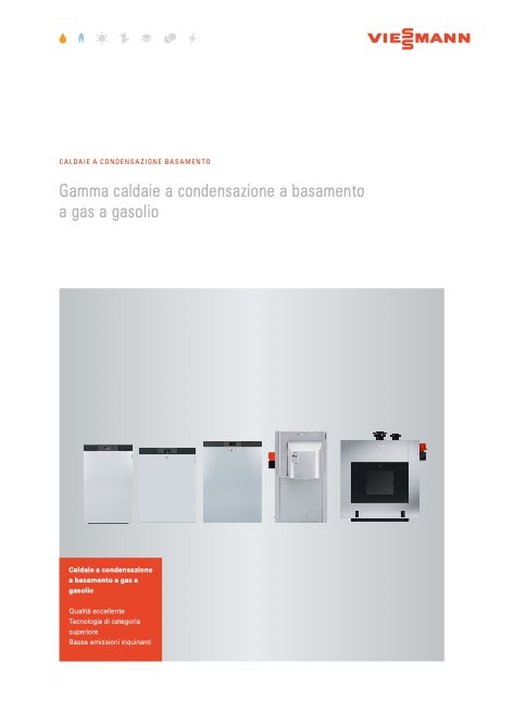 Viessmann - Catálogo Gamma caldaie a condensazione a basamento
