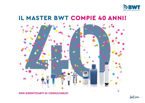 Bwt - Catalogue Master BWT - PROMO 40 anni