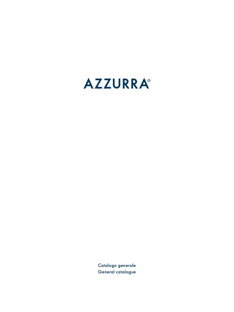 Azzurra Ceramica - 目录 Generale