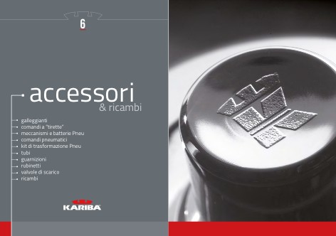 Kariba - Catalogue ACCESSORI & RICAMBI