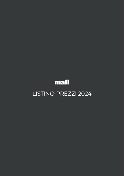 Mafi - Listino prezzi 2024