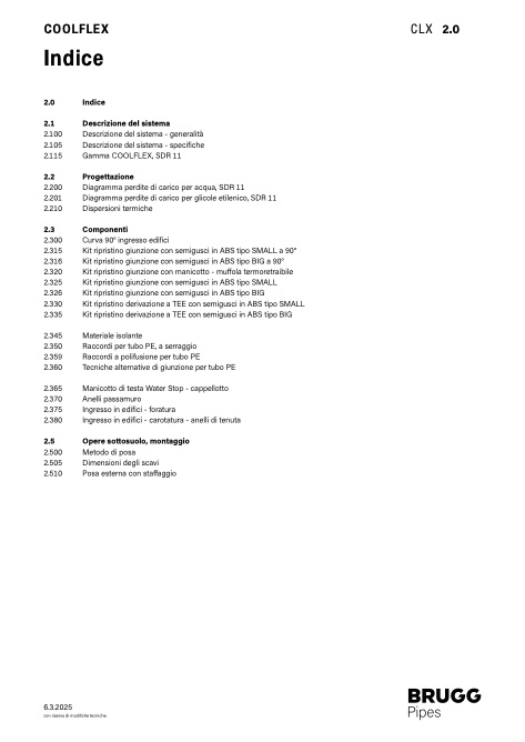 Brugg Pipes - Catalogo CLX