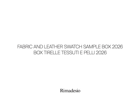 Rimadesio - Preisliste Box Tirelle Tessuti e Pelli