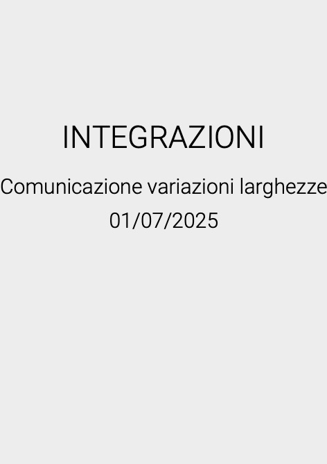Fiemme Tremila - Listino prezzi INTEGRAZIONI