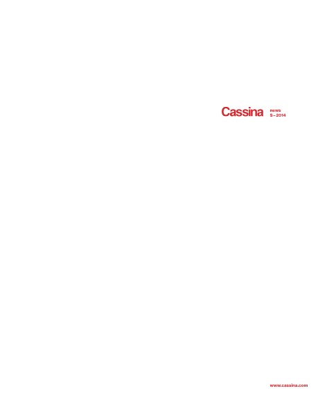 Cassina - Catalogue News S – 2014