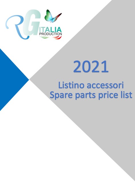 RG Italia Production - Price list Accessori