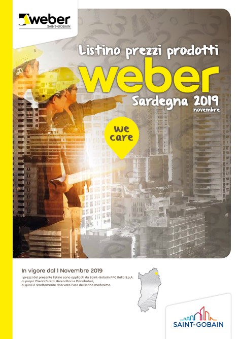 Weber - Price list Sardegna