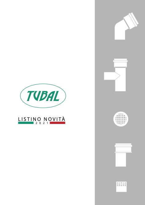 Tubal - Liste de prix Novità 2021