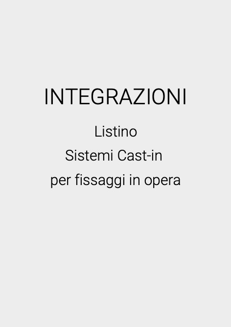 Fischer - Listino prezzi INTEGRAZIONI