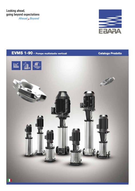 Ebara Pumps Europe - Catalogo Pompe multistadio verticali