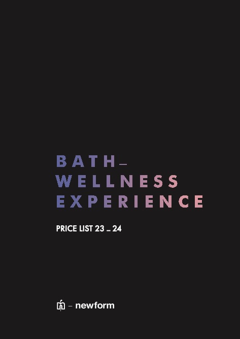 Newform - Price list Bath - Wellness | 23_24