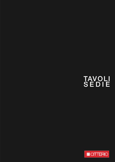 Citterio - Catalogue Tavoli - Sedie