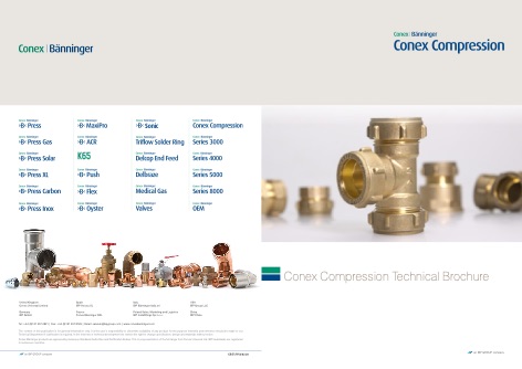 Conex Banninger - Catalogo Manuale Tecnico Conex Compression