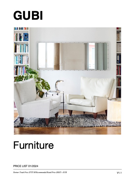 Gubi - Прайс-лист Furniture