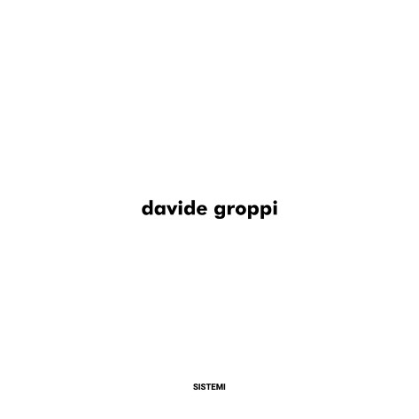 Davide Groppi - Catalogue SISTEMI