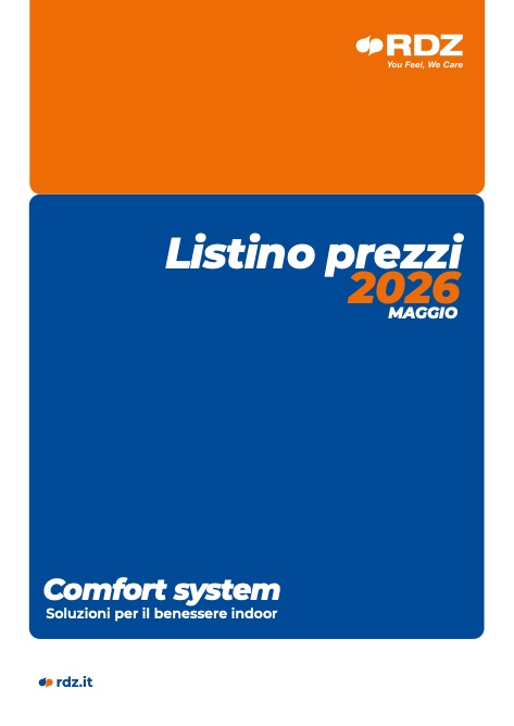Rdz - Listino prezzi Comfort System