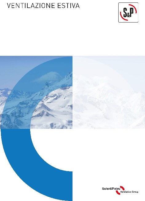 Soler&Palau - Catálogo VENTILAZIONE ESTIVA