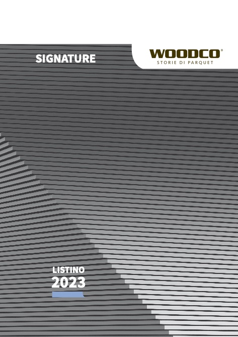 Woodco - Liste de prix Signature