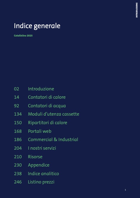 Ista - Listino prezzi 2025