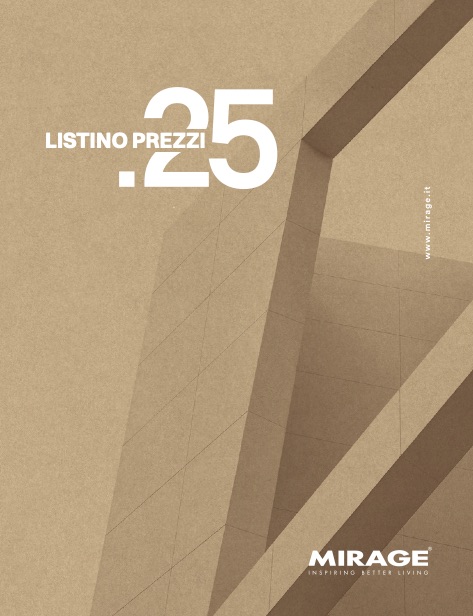 Mirage - Listino prezzi .25