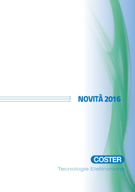 Coster - 目录 Novità 2016
