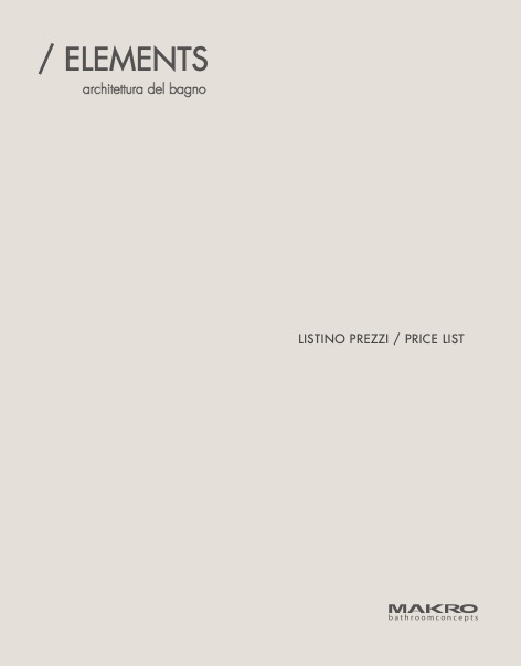 Makro - Listino prezzi Elements