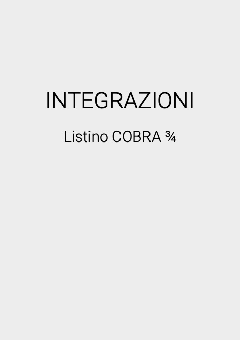 Euroacque - Listino prezzi INTEGRAZIONI