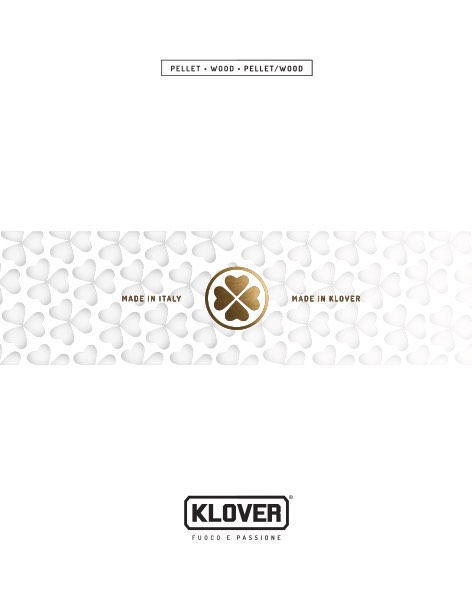 Klover - Catálogo Generale PELLET • W00D • PELLET-W00D