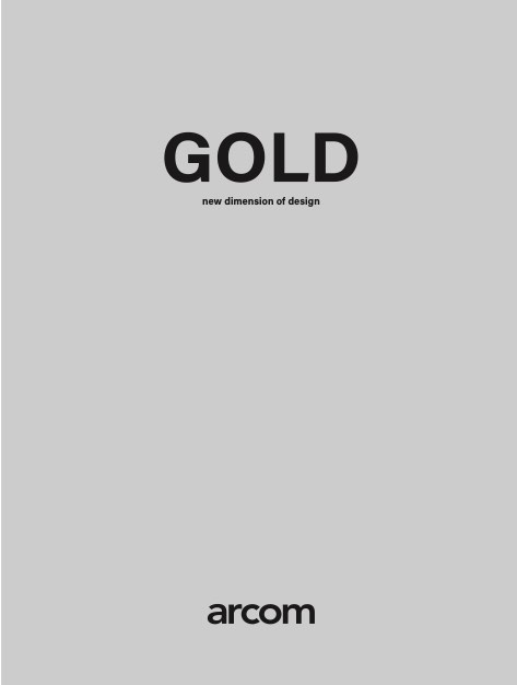 Arcom - Catalogo Gold