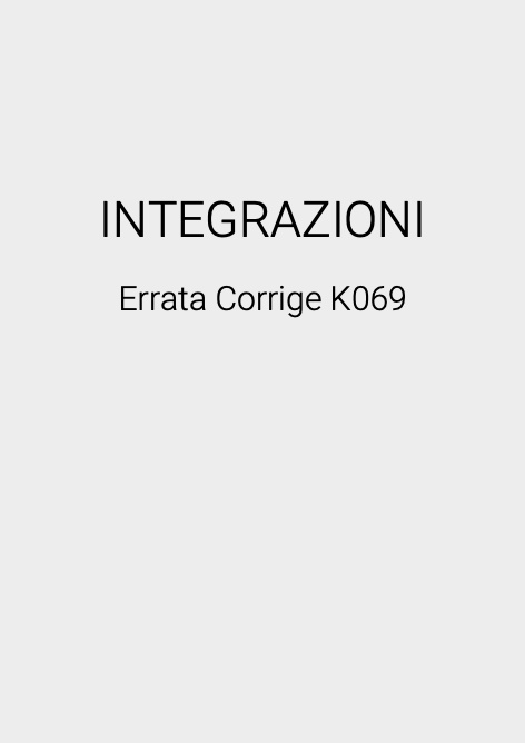 Icma - Listino prezzi INTRGRAZIONI