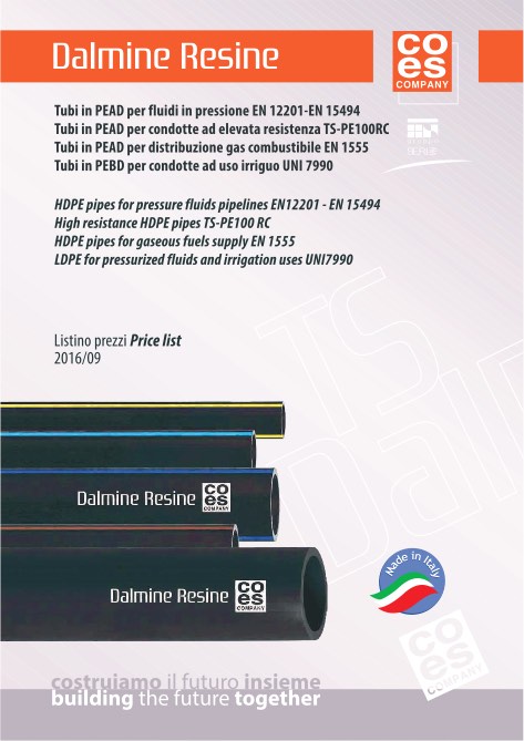 Coes - Preisliste Dalmine Resine